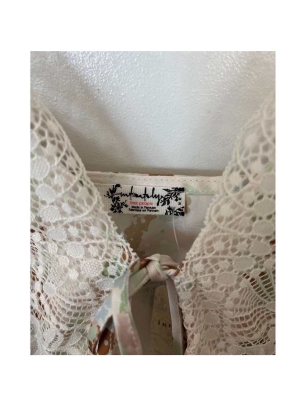FREE PEOPLE Countryside Floral Lace Slip Dress - Picture 7 of 8